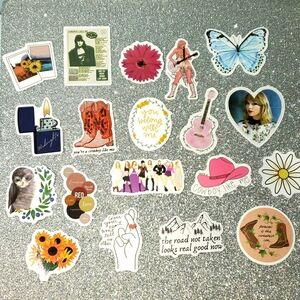 19 Taylor Swift Country Waterproof Sticker Set